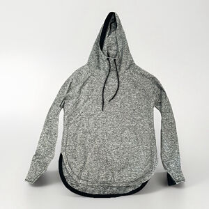 Serene Tangerine Women’s Small Gray Pullover Hoodie Lightweight Super Soft